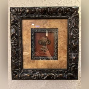 Framed Fleur-de-lis